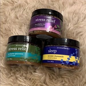 Brand new unused bath and body works scrubs